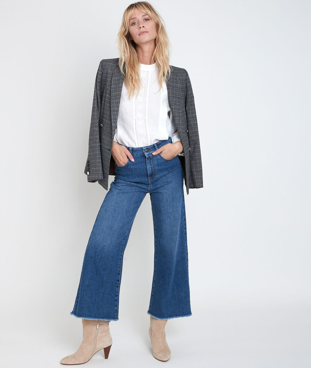 Jean wide leg en coton recyclé Pina | 1-2-3 Jean wide leg en coton recyclé Pina PhotoZ | 1-2-3