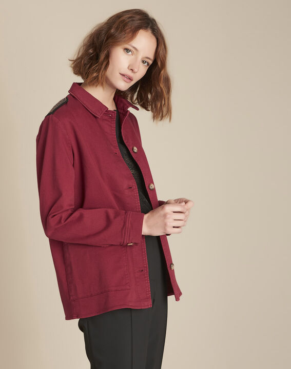 Veste évasée merlot Biscuit | 1-2-3 Veste évasée merlot Biscuit PhotoZ | 1-2-3
