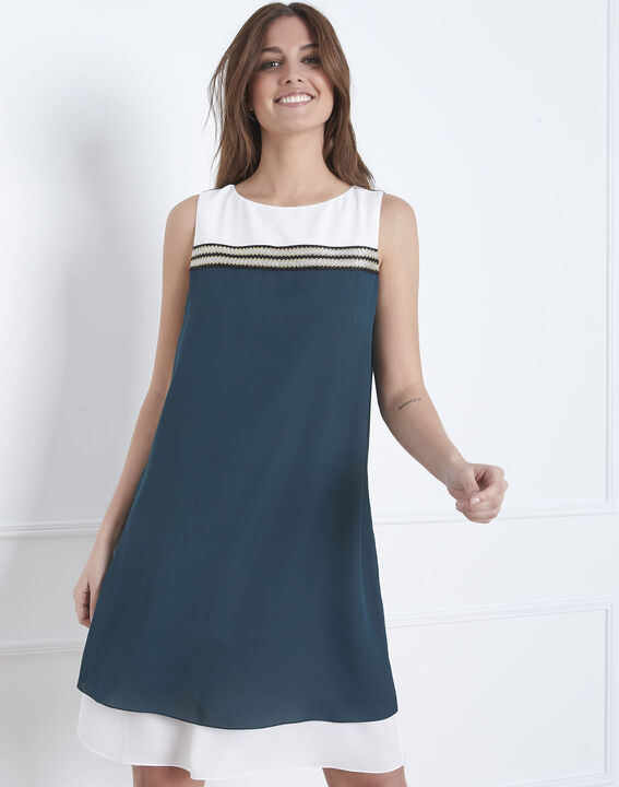 Robe verte détails lurex Isola | 1-2-3 Robe verte détails lurex Isola PhotoZ | 1-2-3