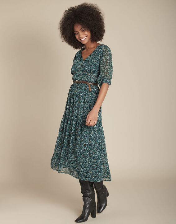 Robe longue imprimée Ivanka | 1-2-3 Robe longue imprimée Ivanka PhotoZ | 1-2-3