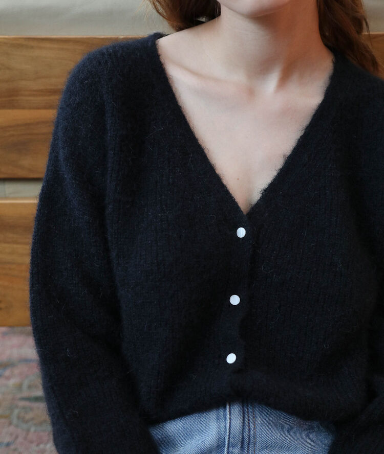 Gilet recto-verso idéal rachel noir.