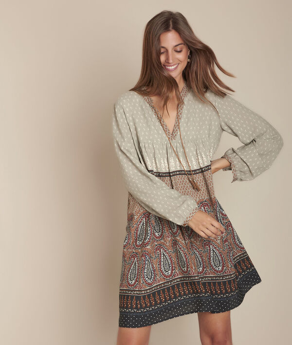 Robe imprimé cachemire Ivanity | 1-2-3 Robe imprimé cachemire Ivanity PhotoZ | 1-2-3
