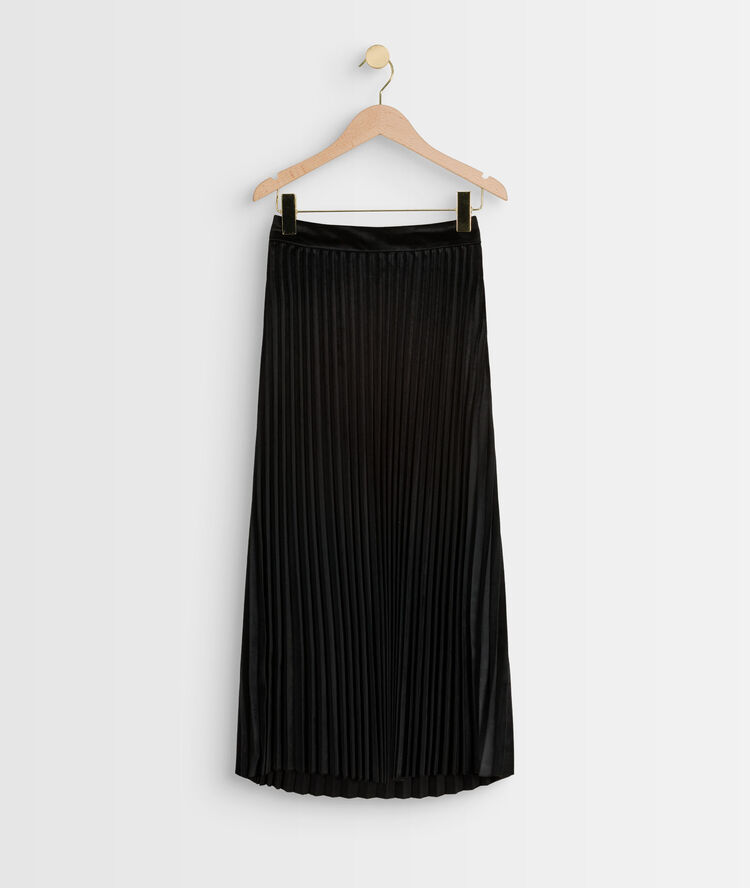 Robe à pois col lavallière odette indigo fonce.