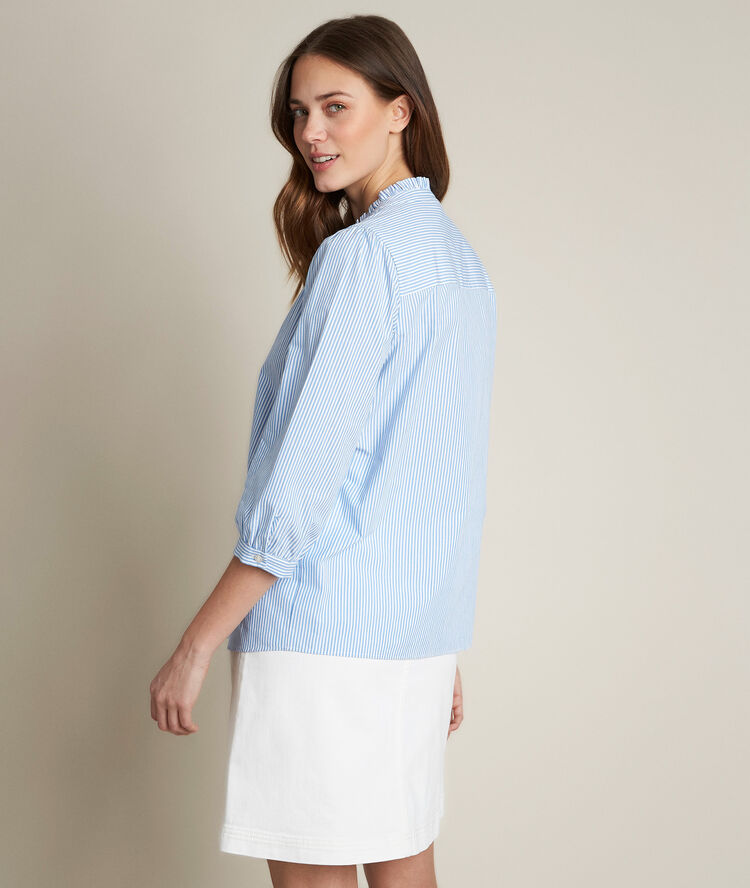 Chemise rayée eulalie nuage.