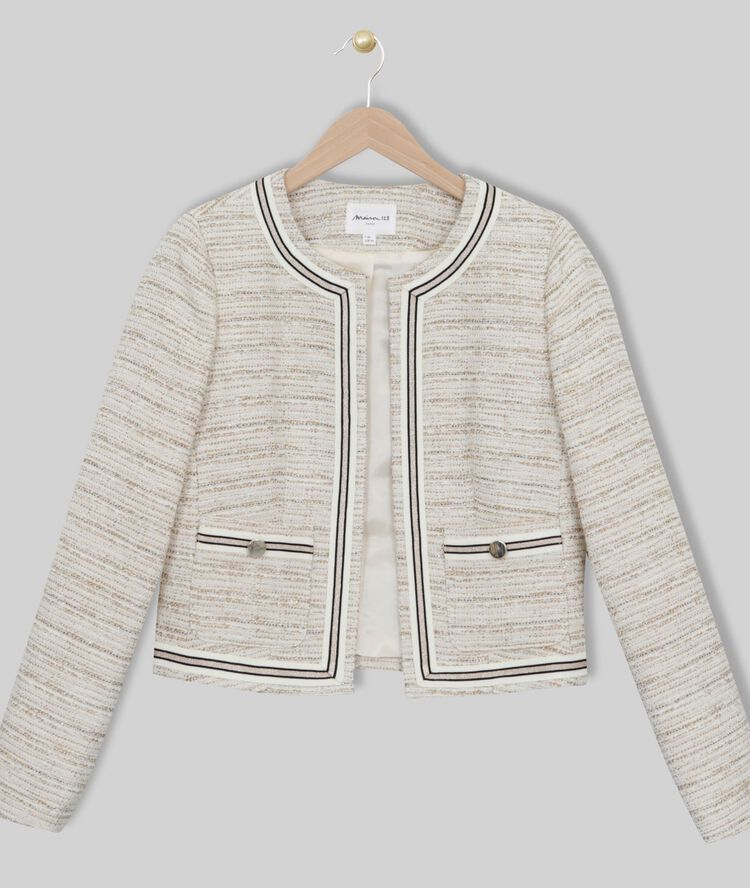 Veste fantaisie louison ecru.