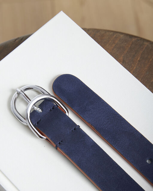 Ceinture en cuir marine quorentin marine.