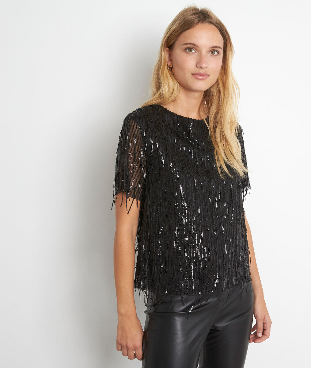 Blouse à sequins Joelle | 1-2-3 Blouse à sequins Joelle PhotoZ | 1-2-3