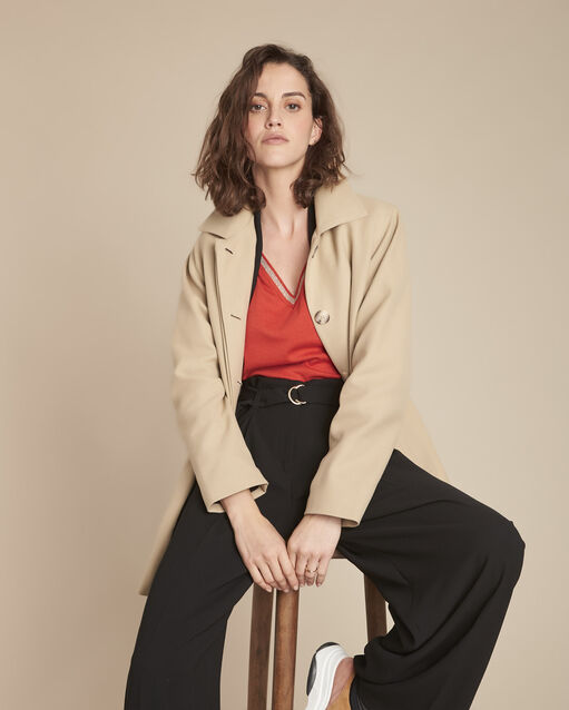 Trench camel qaina camel.