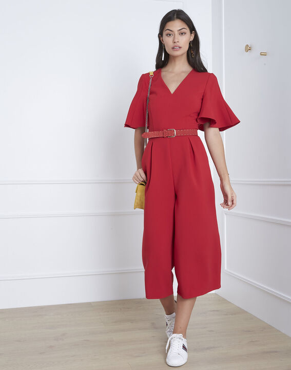 Combinaison rouge cropped Havana | 1-2-3 Combinaison rouge cropped Havana PhotoZ | 1-2-3