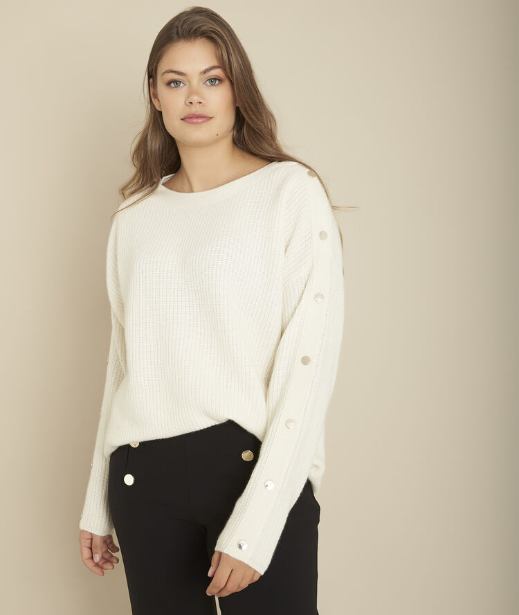 Pull écru cachemire flaine ecru.