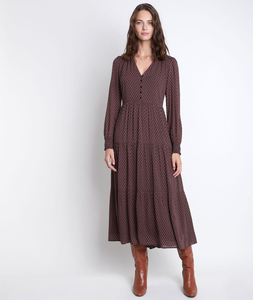 Robe longue imprimée Nada bis | 1-2-3 Robe longue imprimée Nada bis PhotoZ | 1-2-3