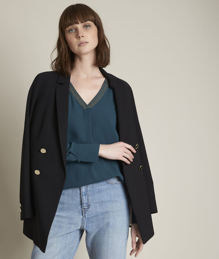 Blouse cyprès en polyester recyclé edana cypres.