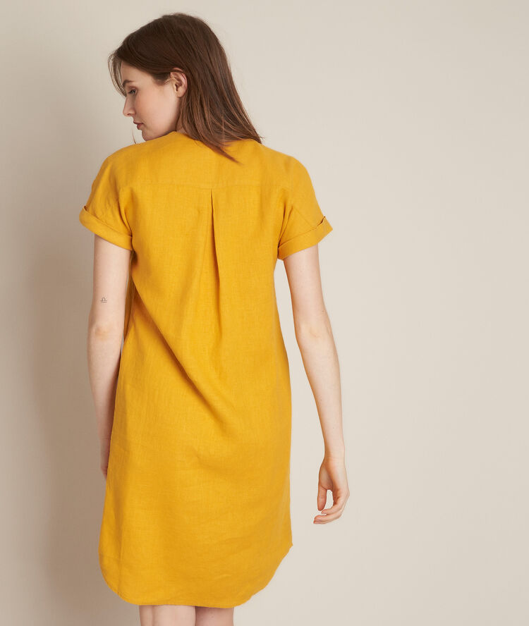 Robe en lin safran christina safran.