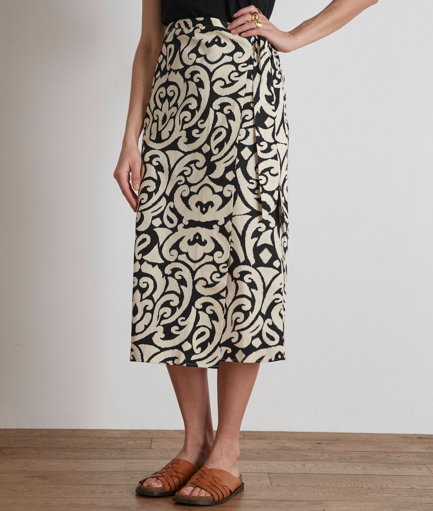 Jupe portefeuille anae