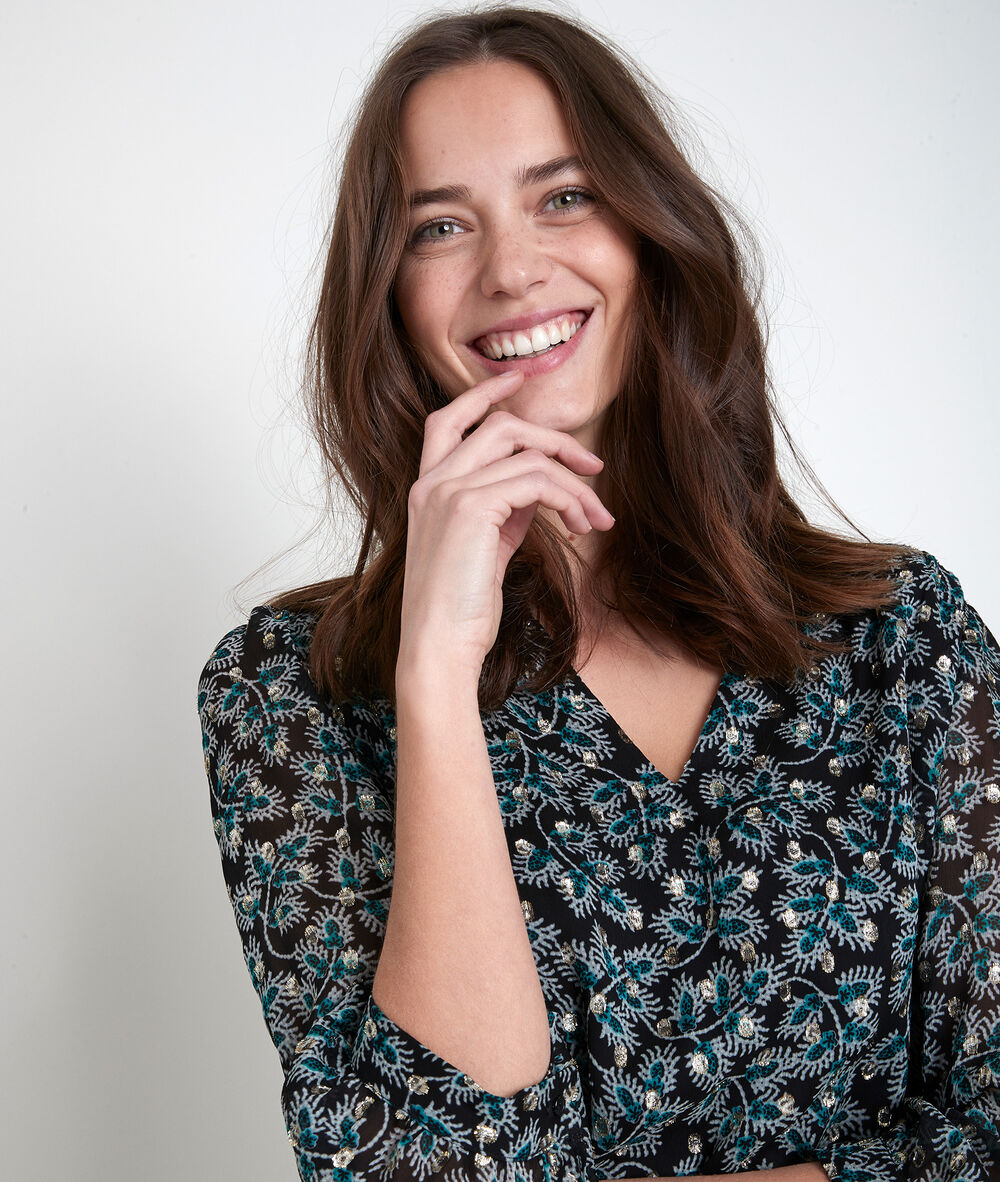 Blouse cyprès imprimée elsou cypres.