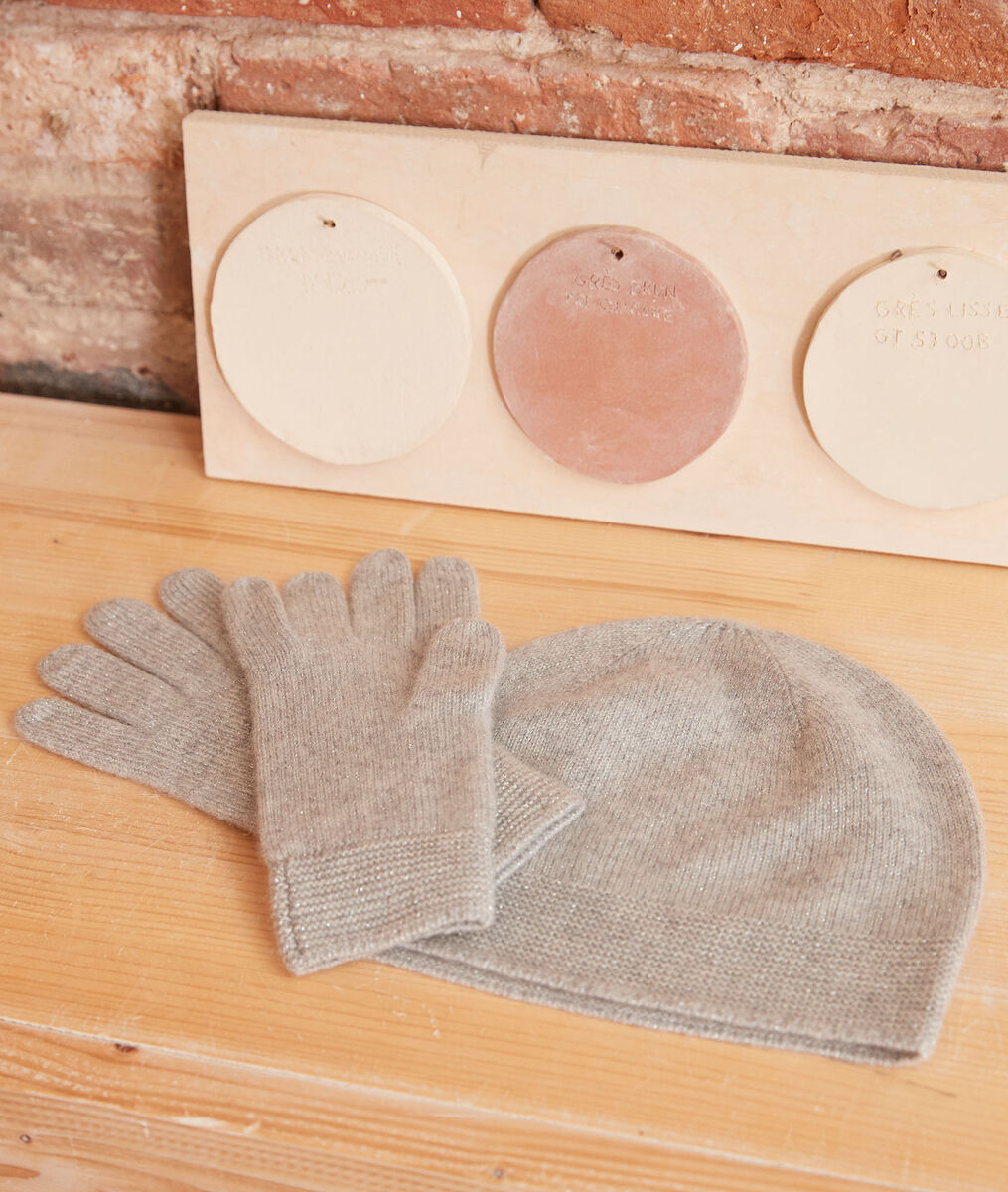 Gants en cachemire gris zack | 1-2-3 Gants en cachemire gris zack PhotoZ | 1-2-3