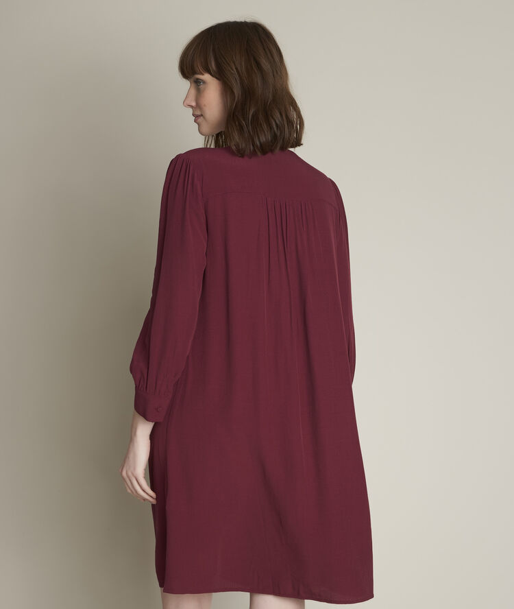Robe fluide chlotilde peche.