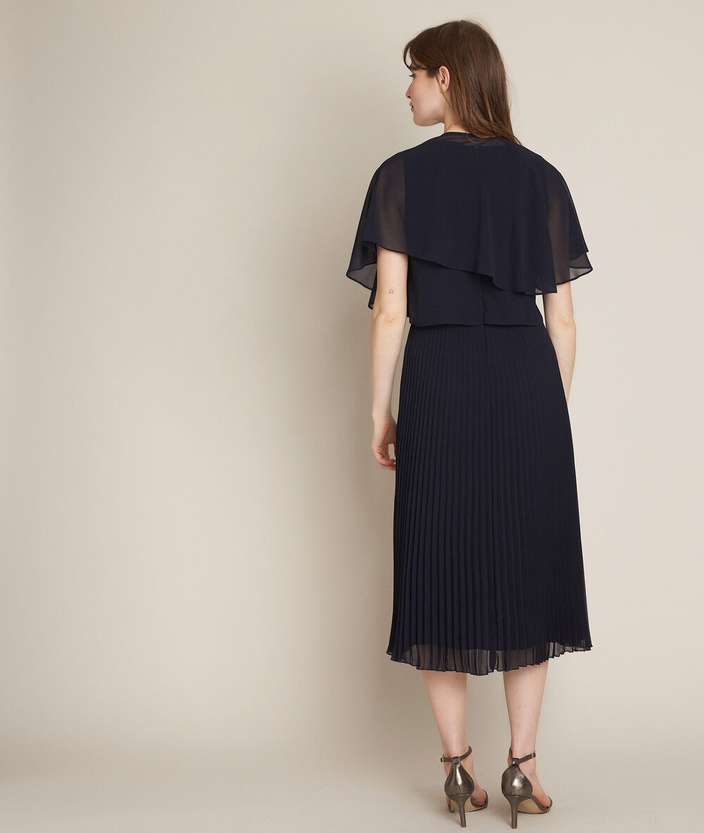 Plissiertes Midi Kleid Ornella Damen Maison 123