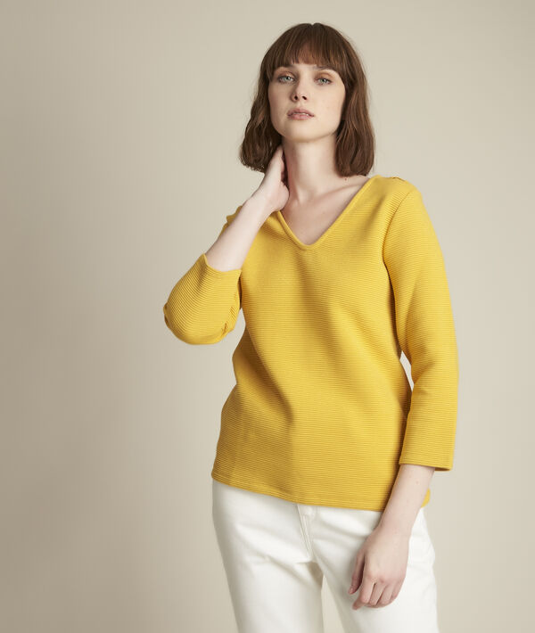 Top jaune brillant Regate | 1-2-3 Top jaune brillant Regate PhotoZ | 1-2-3