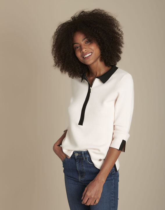 Pull en milano col polo Formule | 1-2-3 Pull en milano col polo Formule PhotoZ | 1-2-3