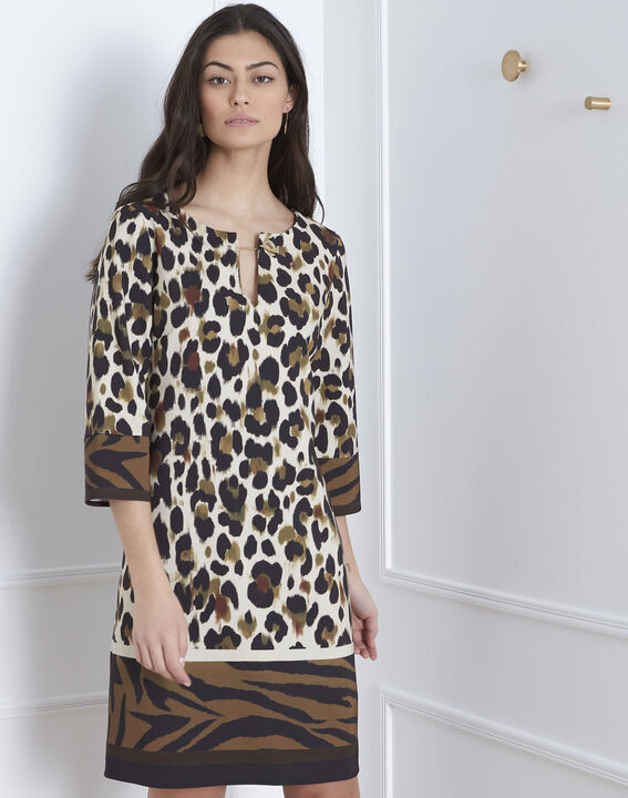 Robe imprimé animalier Livia | 1-2-3 Robe imprimé animalier Livia PhotoZ | 1-2-3