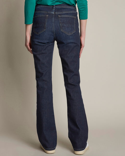 Le classique bootcut brut simon indigo fonce.