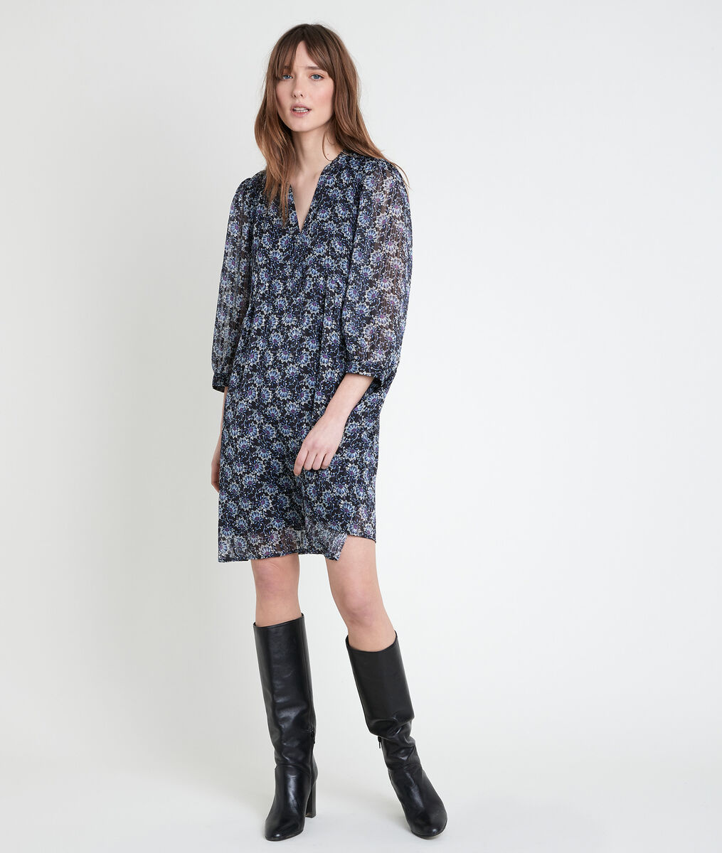 Robe courte imprimée Calypso | 1-2-3 Robe courte imprimée Calypso PhotoZ | 1-2-3