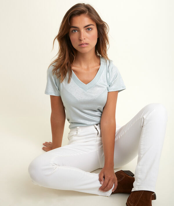 Tee-shirt brillant lavande Ronie | 1-2-3 Tee-shirt brillant lavande Ronie PhotoZ | 1-2-3