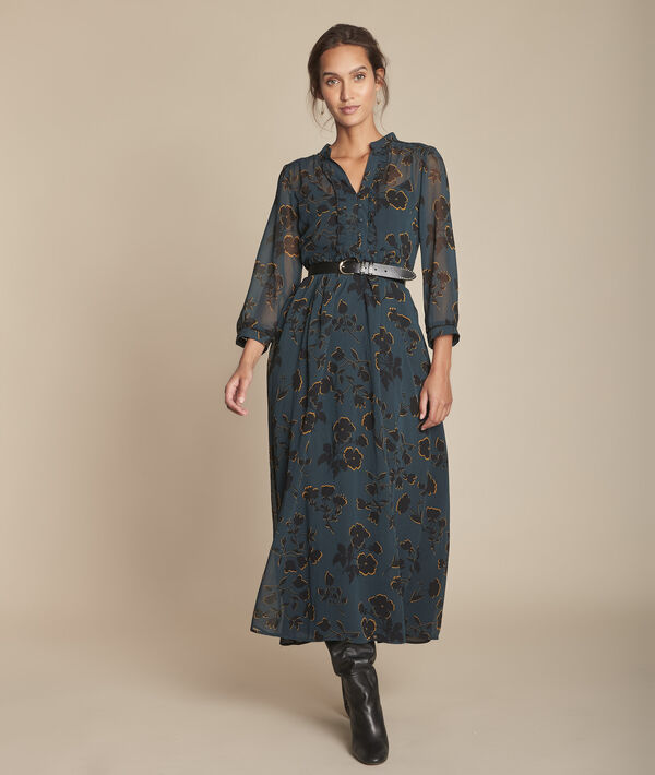 Robe longue imprimée Ivanie | 1-2-3 Robe longue imprimée Ivanie PhotoZ | 1-2-3