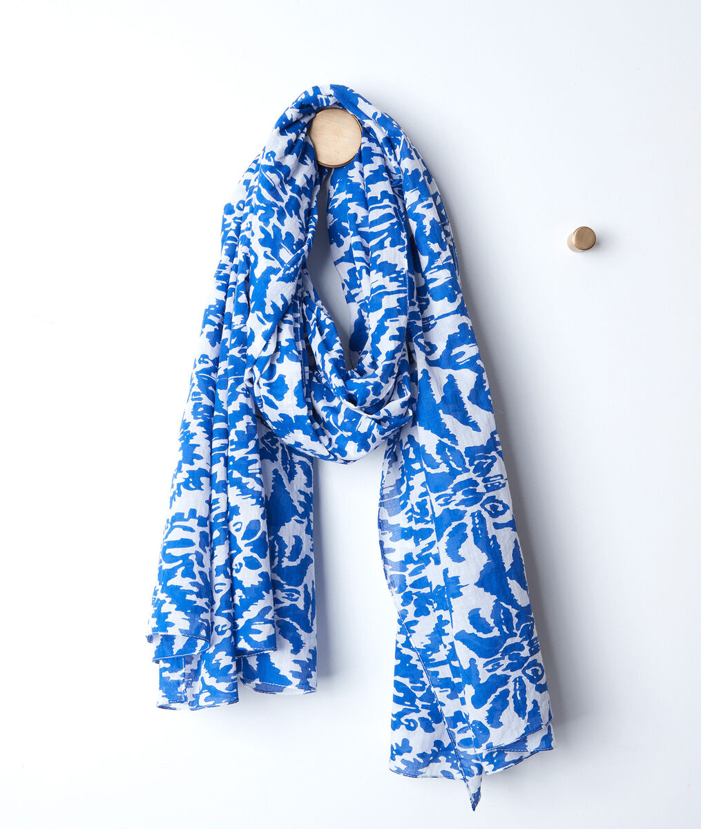 Foulard en coton recyclé Bradeley | 1-2-3 Foulard en coton recyclé Bradeley PhotoZ | 1-2-3