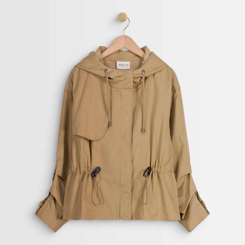 Korte camel parka nada camel.