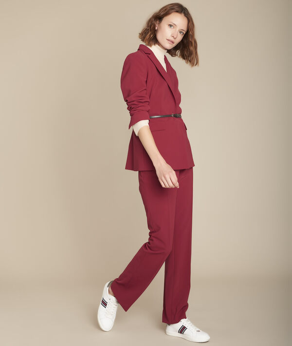 Veste en microfibre ceinturée Bongo | 1-2-3 Veste en microfibre ceinturée Bongo PhotoZ | 1-2-3