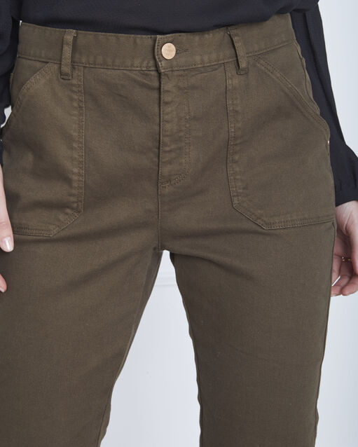 Jean kaki boyfriend 7/8e coconut kaki.