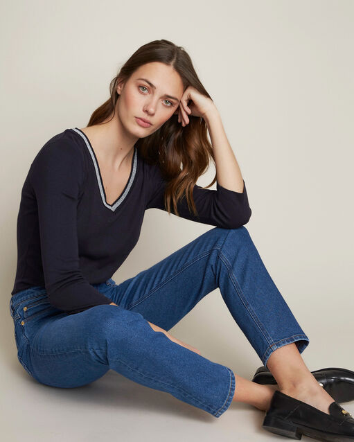 Der Komfort-Fit Boyfriend in Stone-Used-Optik Sacha (2) - Maison 123