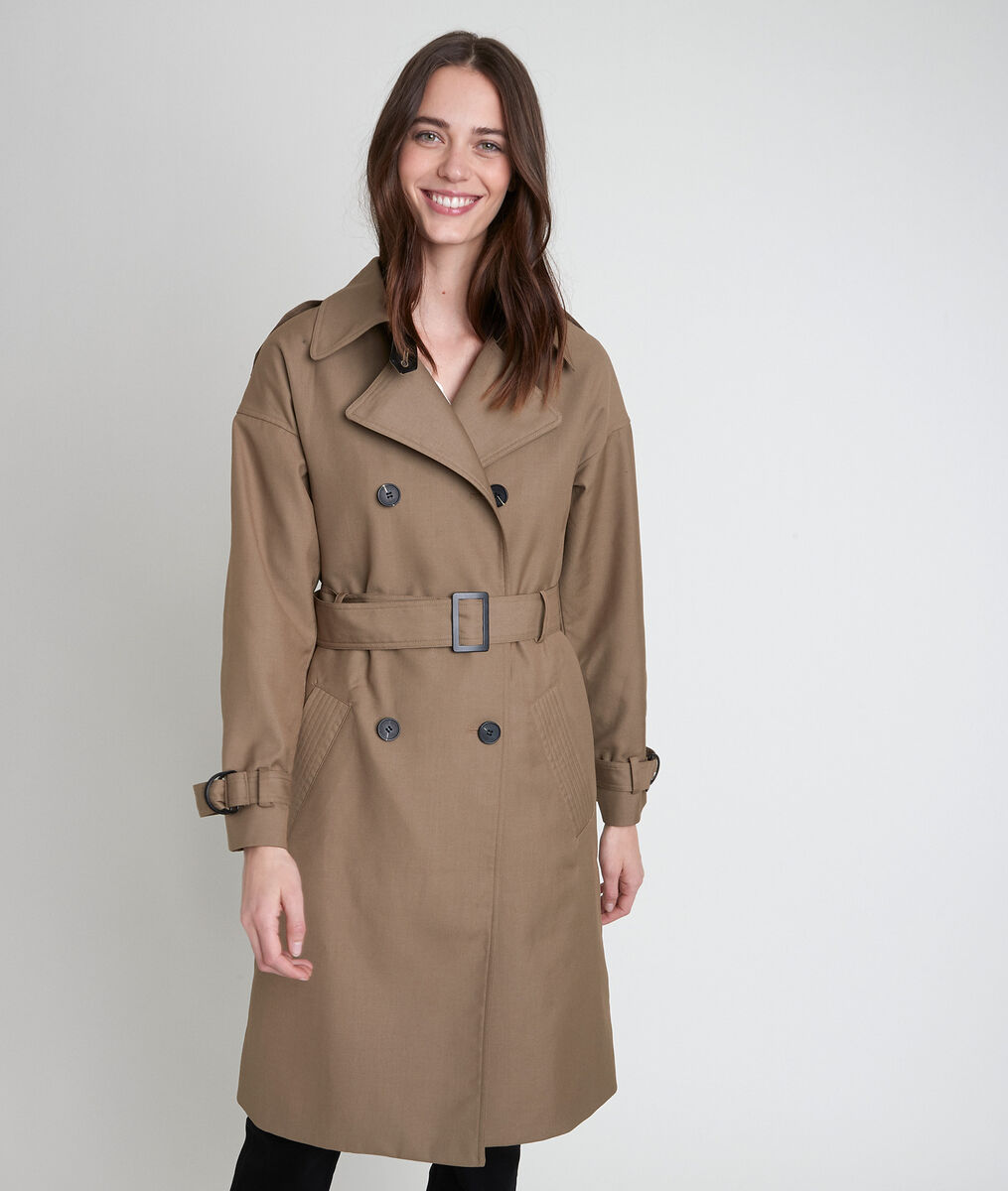 Trench 3/4 beige Victoria | 1-2-3 Trench 3/4 beige Victoria PhotoZ | 1-2-3