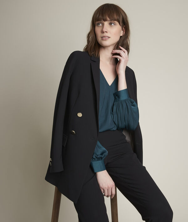 Blouse vaporeuse cyprès Elvera | 1-2-3 Blouse vaporeuse cyprès Elvera PhotoZ | 1-2-3