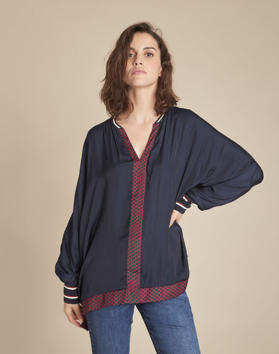 Blouse tunique imprimée Melanie | 1-2-3 Blouse tunique imprimée Melanie PhotoZ | 1-2-3