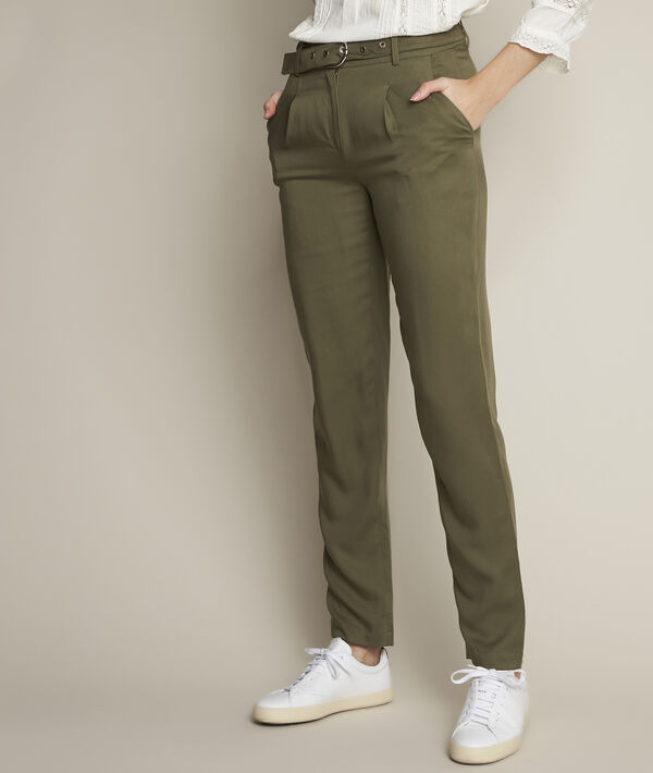 Pantalon chino en tencel Issel | 1-2-3 Pantalon chino en tencel Issel PhotoZ | 1-2-3