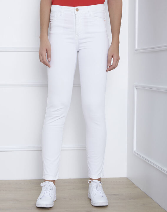 Weiße Slim Jeans Vendome | 1-2-3 Weiße Slim Jeans Vendome PhotoZ | 1-2-3