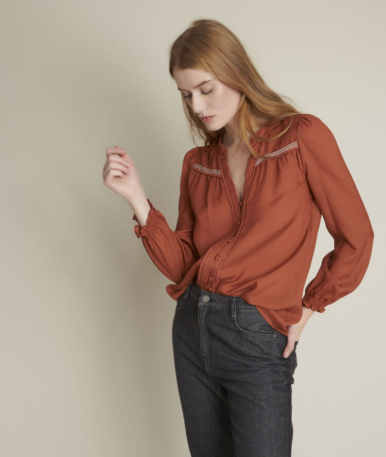 Blouse en soie elonie pasteque.