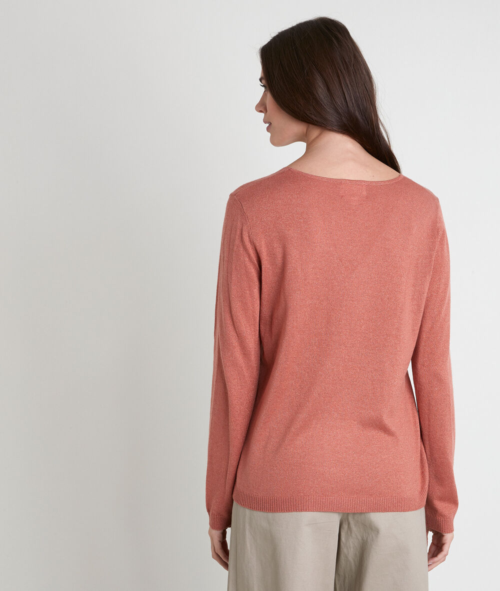 Pull fin brillant orange ryo pêche.