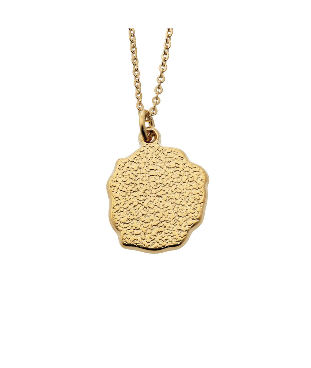 Collier médaille pépite or Bijoux Léone | 1-2-3 Collier médaille pépite or Bijoux Léone PhotoZ | 1-2-3