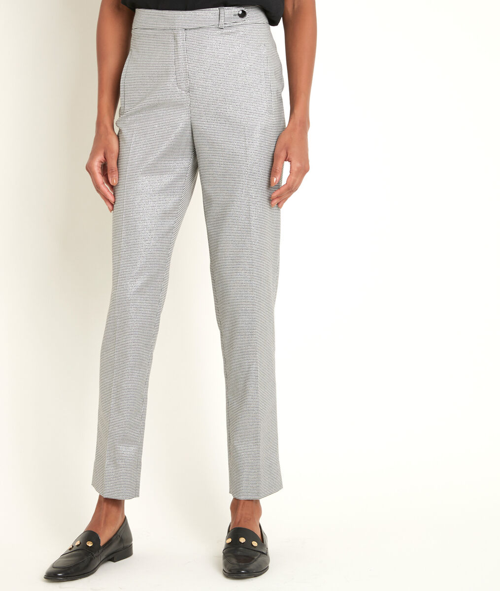 Sigaretbroek met pied-de-poulemotief Lara | 1-2-3 Sigaretbroek met pied-de-poulemotief Lara PhotoZ | 1-2-3