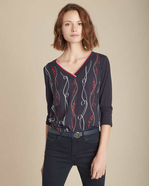 Top bimatière imprimé Moviola (2) - Maison 123