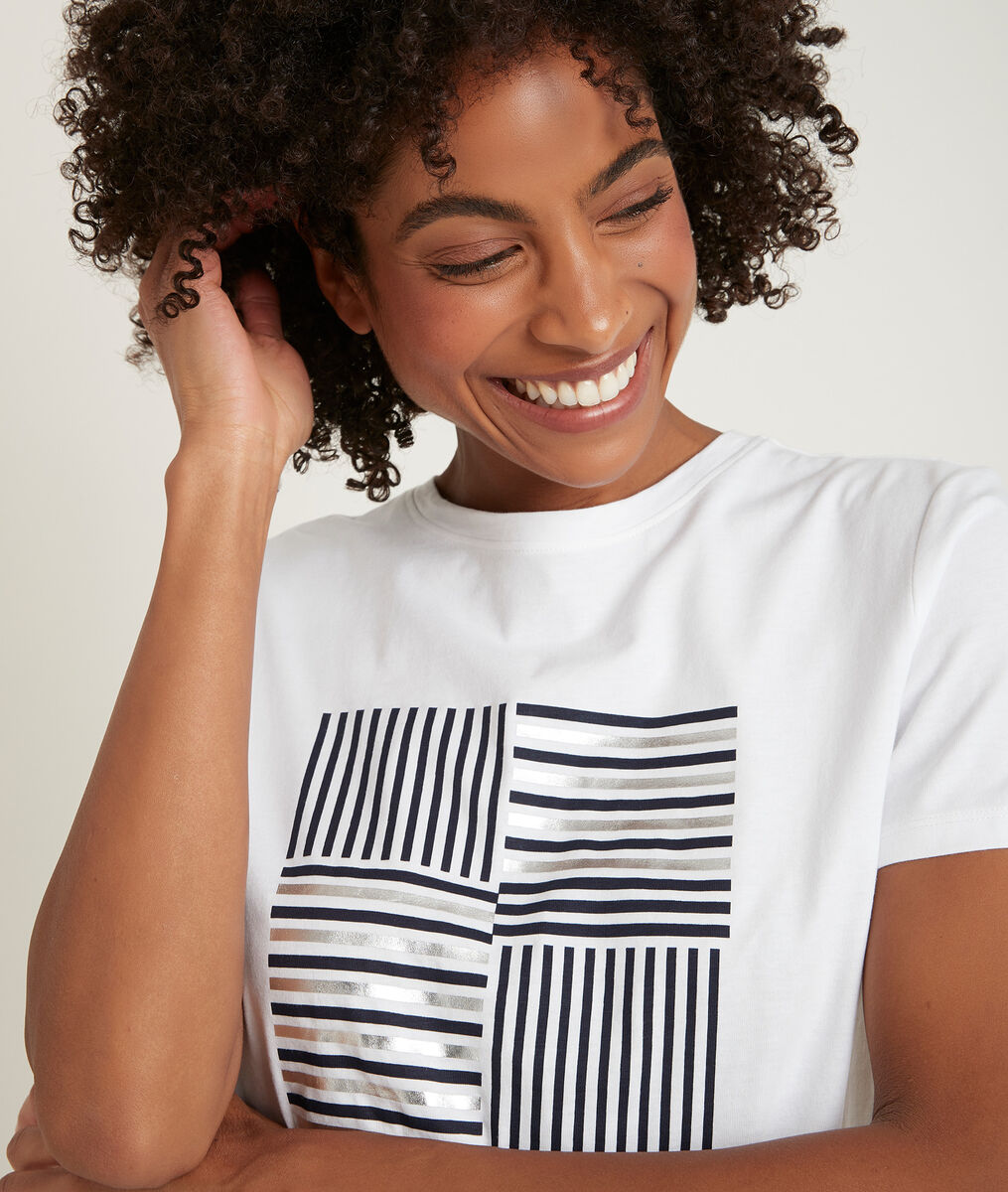 Tee-shirt en coton biologique imprimé Django | 1-2-3 Tee-shirt en coton biologique imprimé Django PhotoZ | 1-2-3