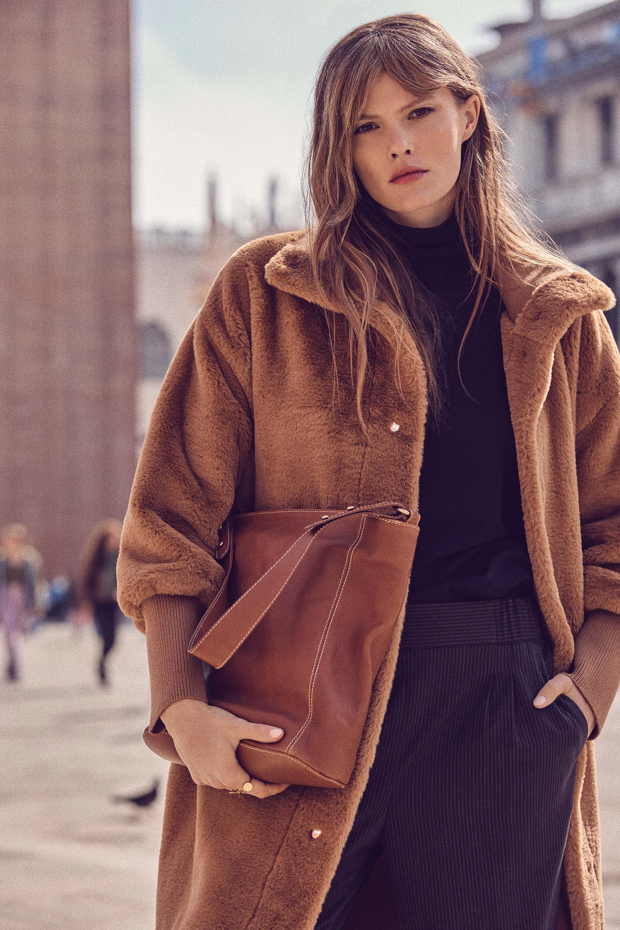 manteau fausse fourrure 123