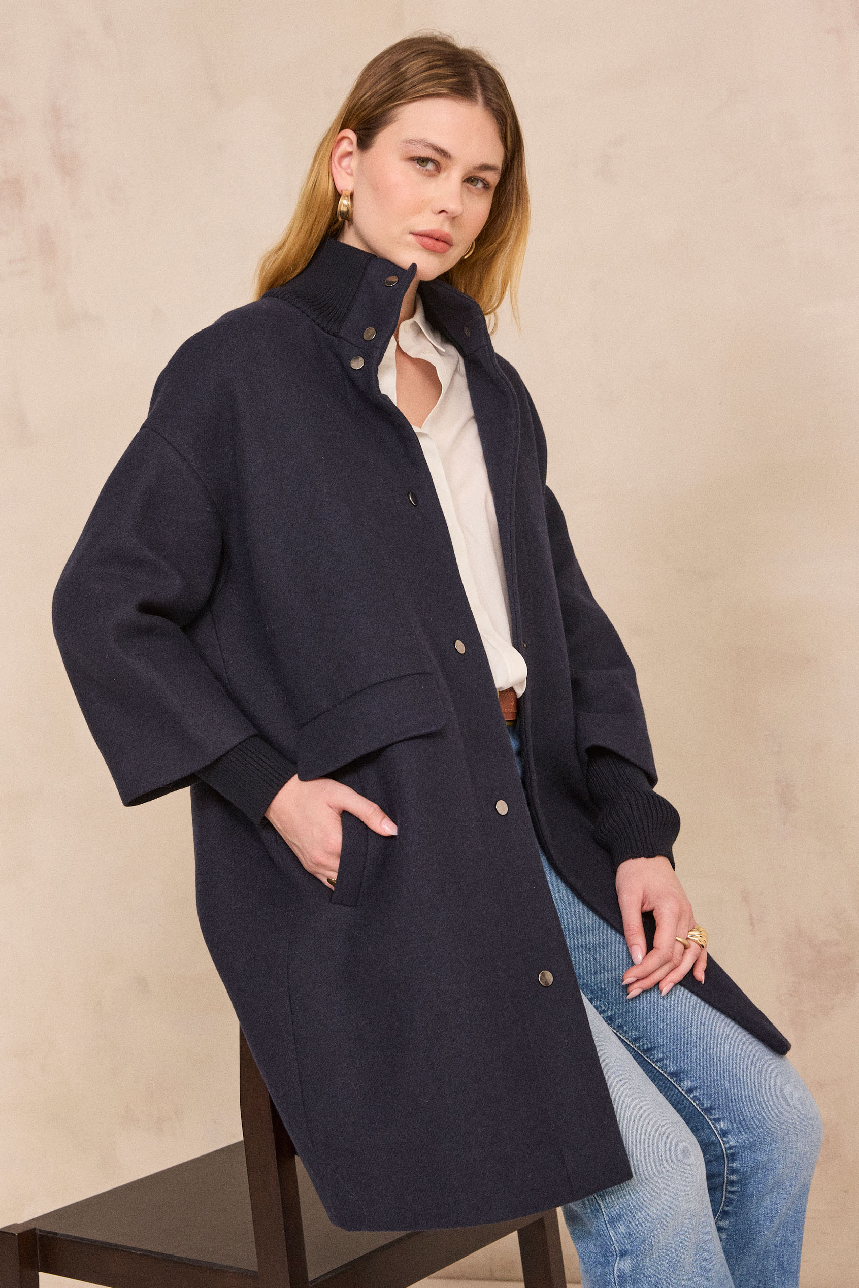 Manteau en laine MAGDA