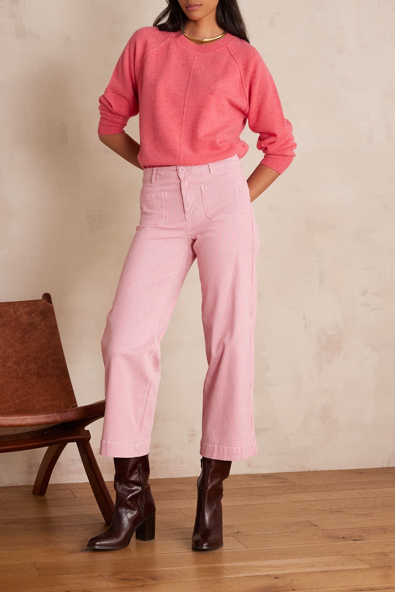 Pantalon LEA CROPPED en coton
