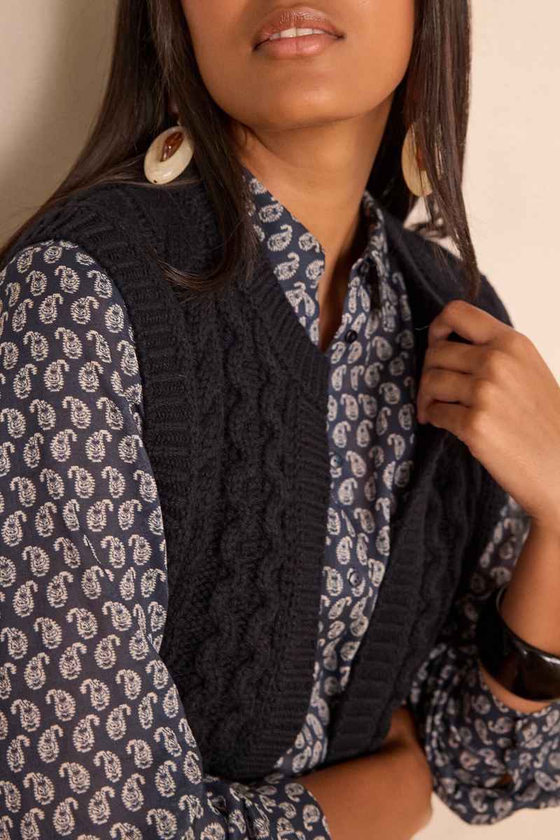 Gilet sans manches BIXENTE en laine