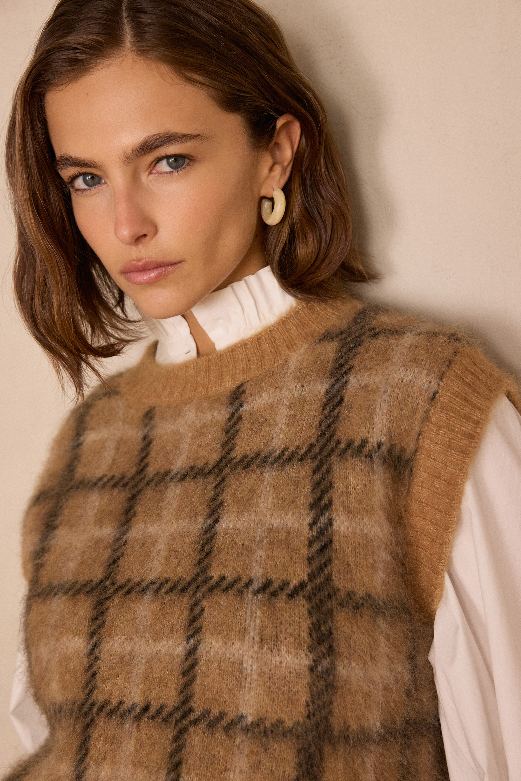 Pull sans manches BLONDIE en alpaga